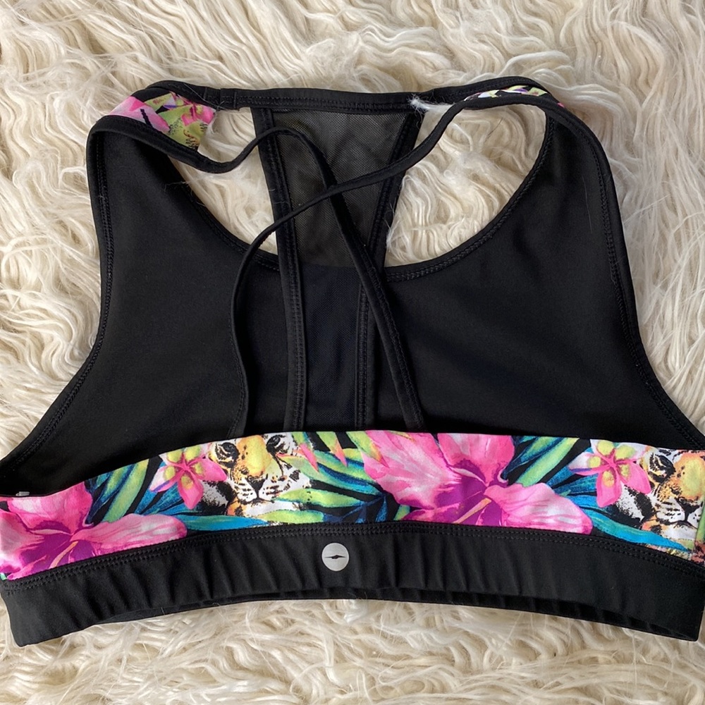 Kids sports Bra tropical/ tiger - Picture 4 of 5